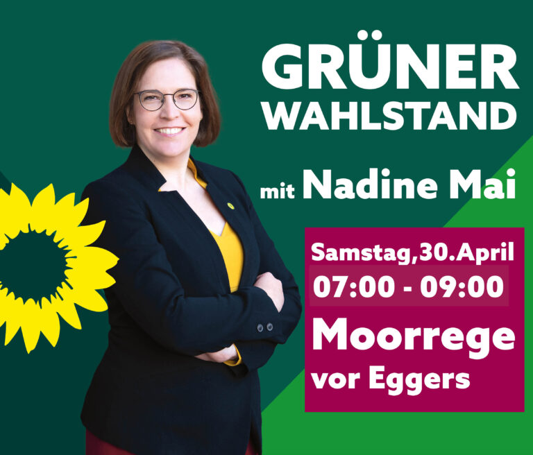 Wahlkampfstand in Moorrege